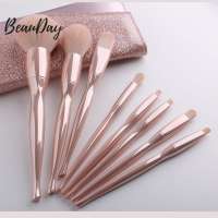 Hot Selling 8 PCS Makeup Set Private Label Makeup Brushes Cosmetic Tools Foundation Brush From Beauday Wholesale