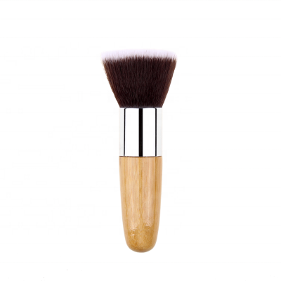 Classic style bamboo handle foundation concealer single makeup brush